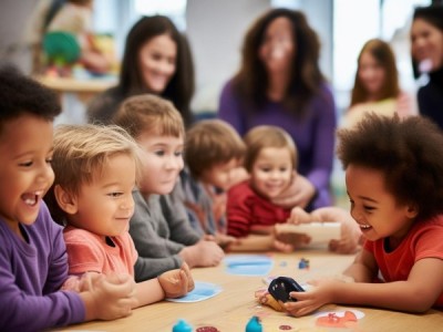 智能科技助力健康成长， kids home中的温馨科技活动。